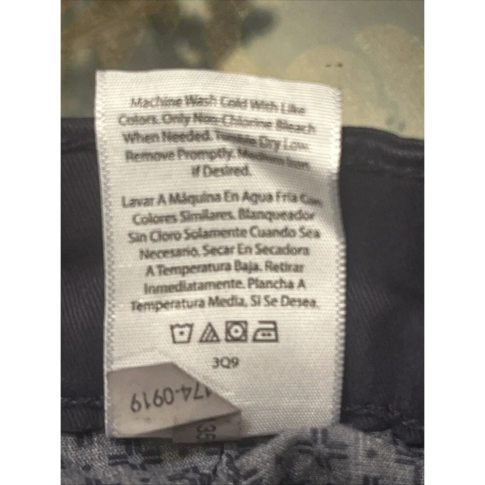 George Men’s Athletic Blue Chino Khaki Pants 34x32